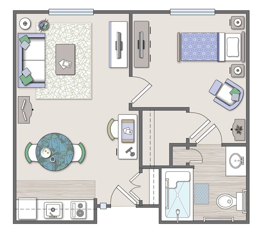 Resident room