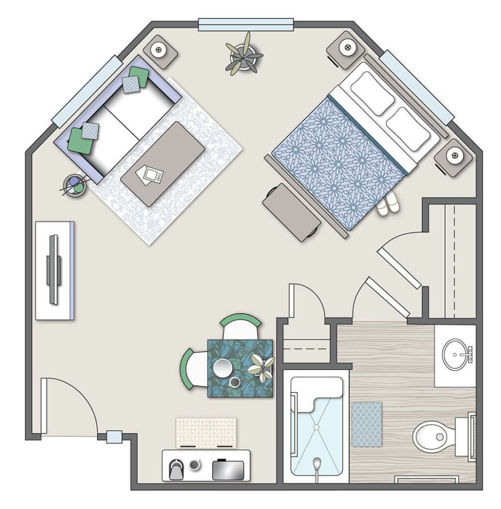 Resident room
