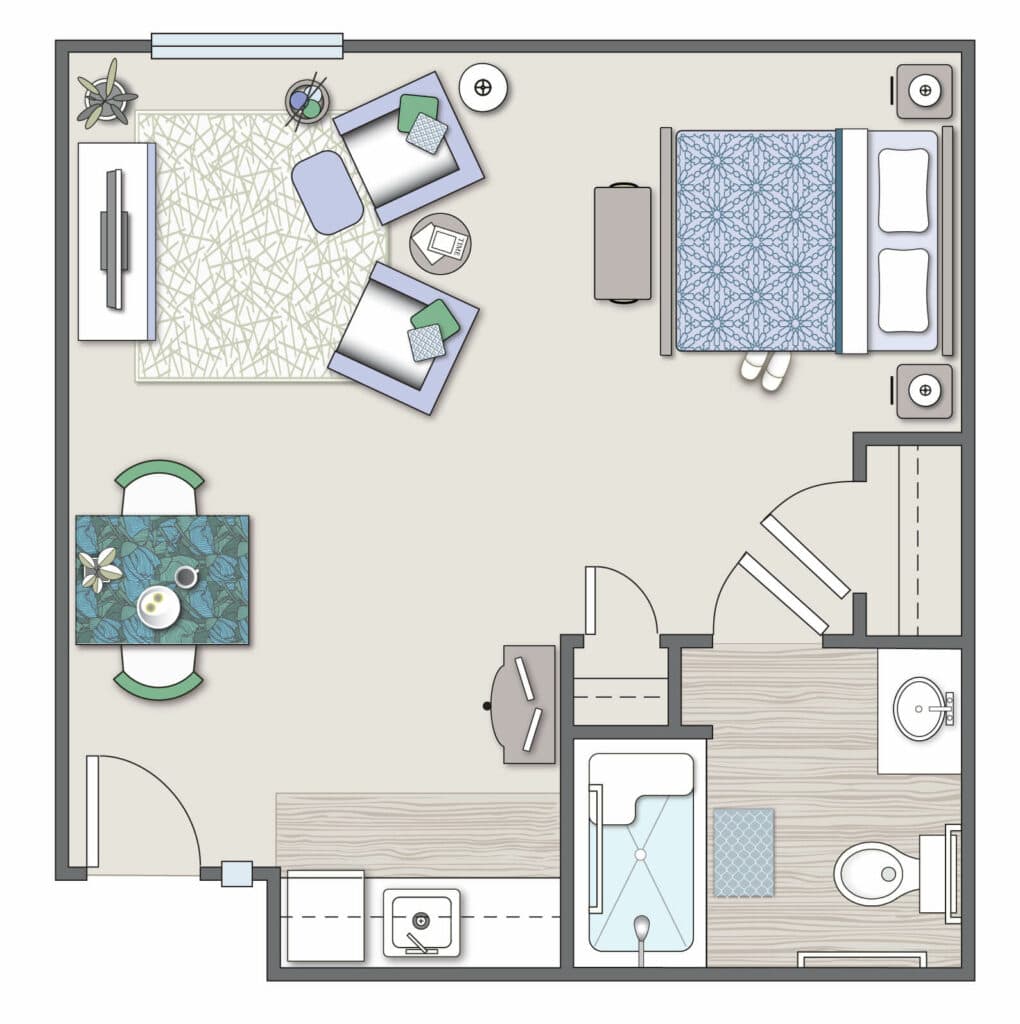 Resident room