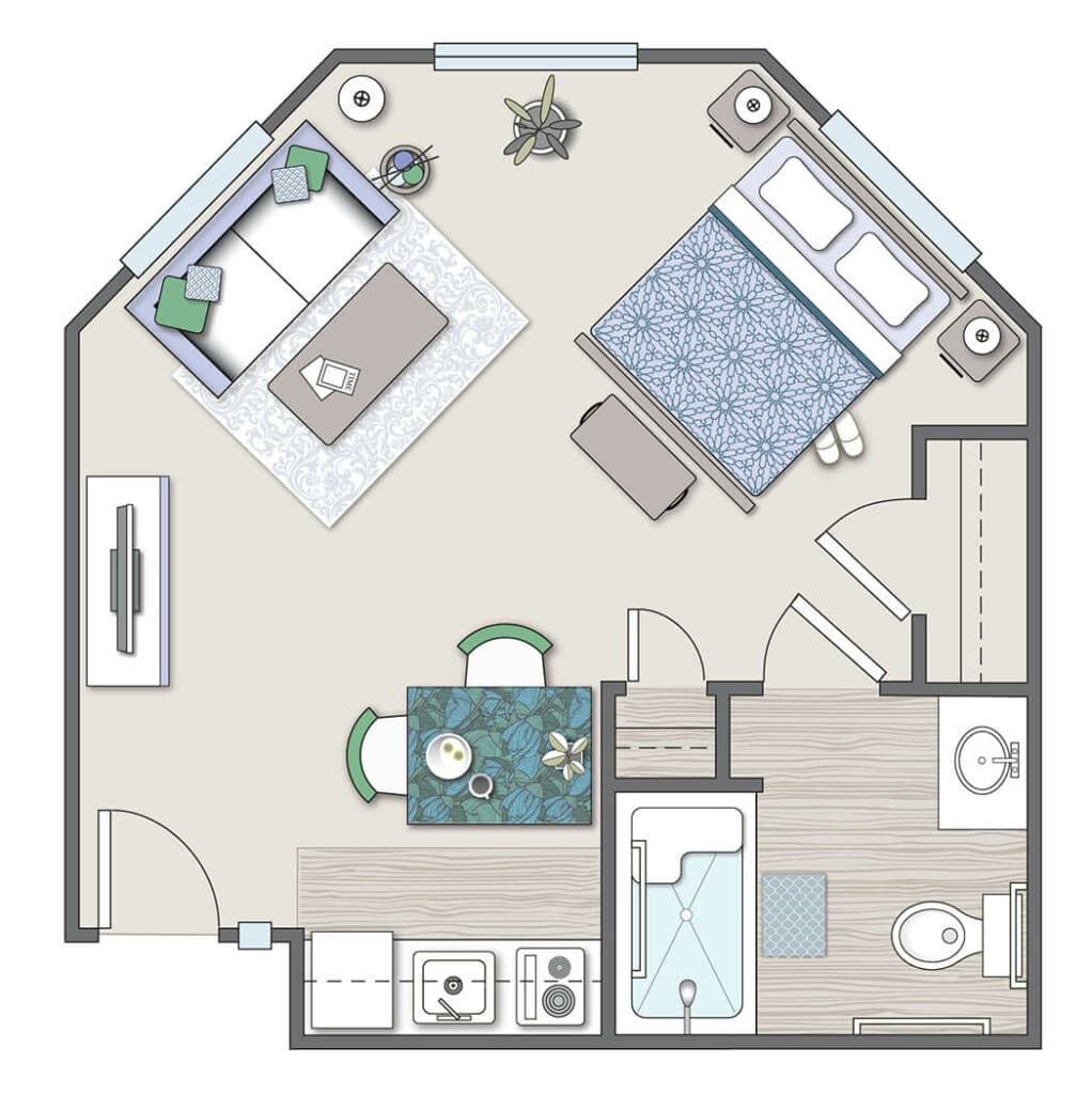 Resident room