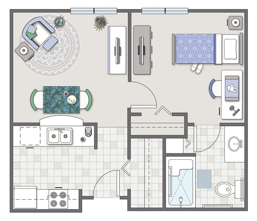 Resident room