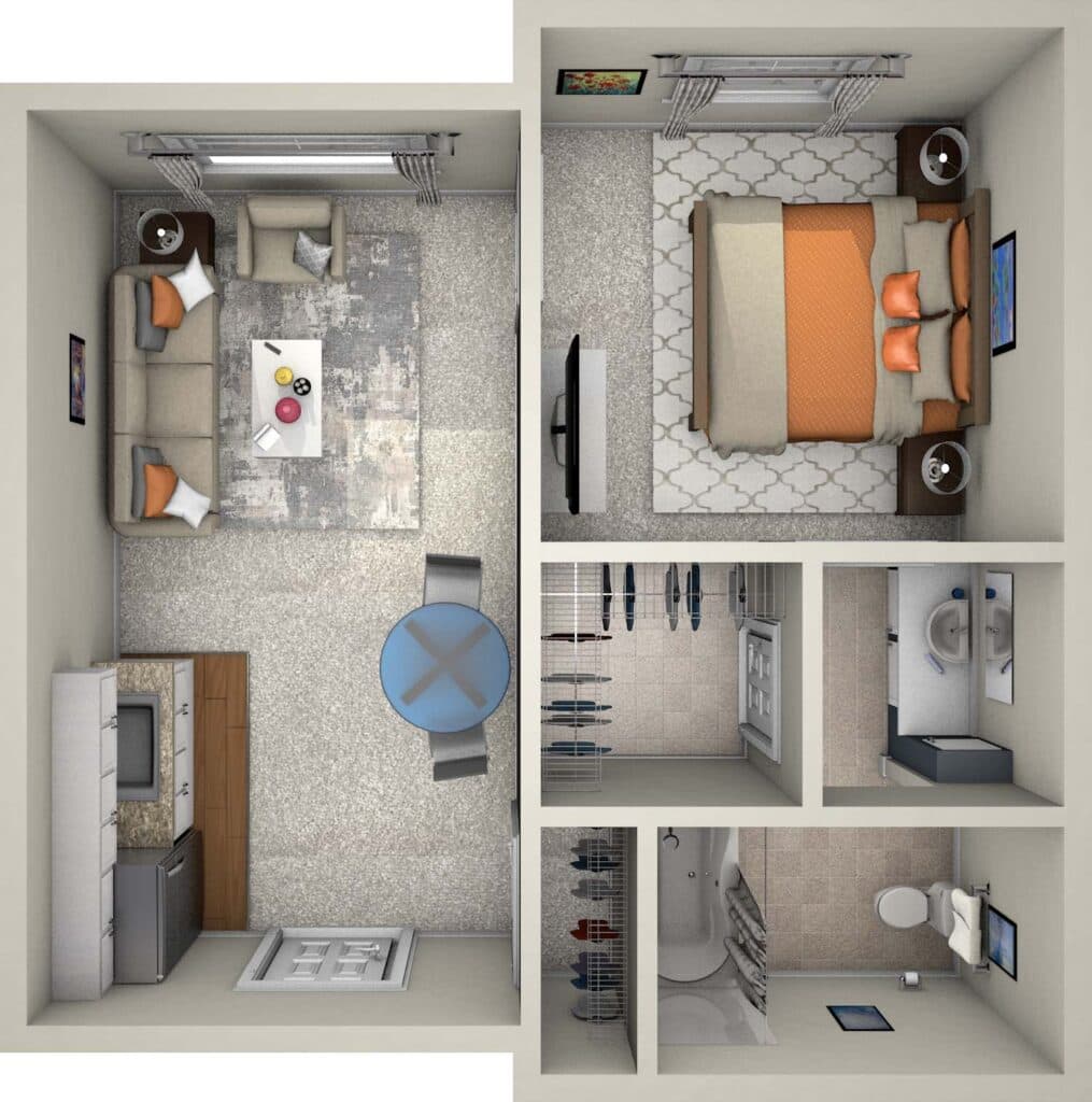 Resident room