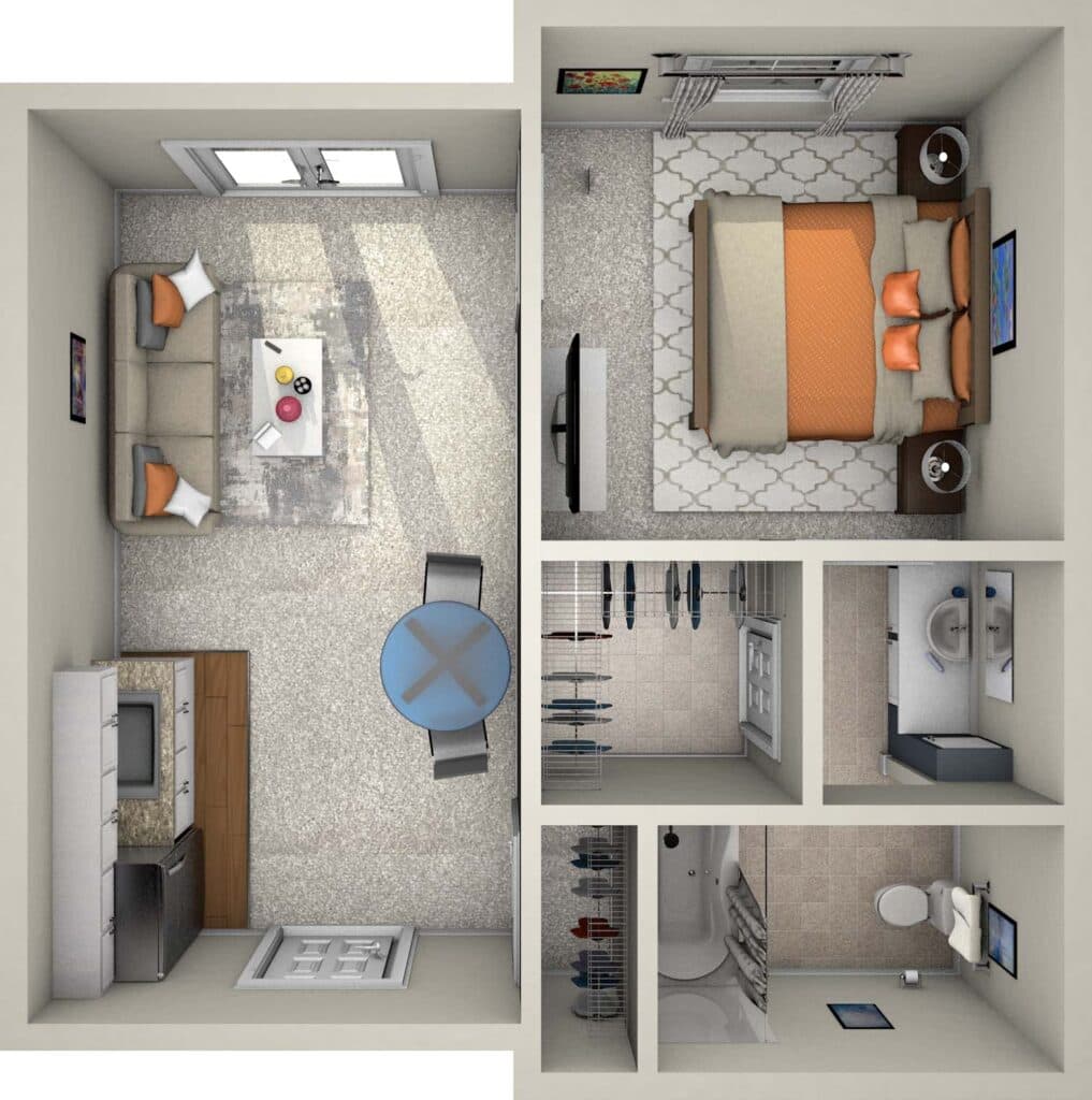 Resident room