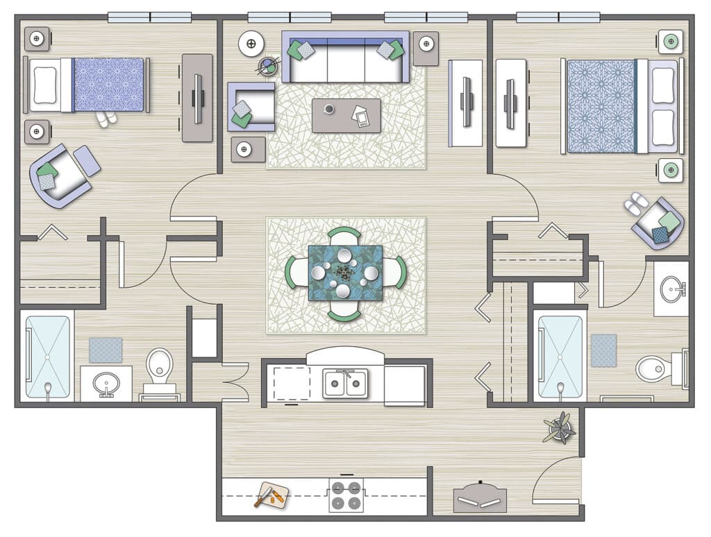 Resident room