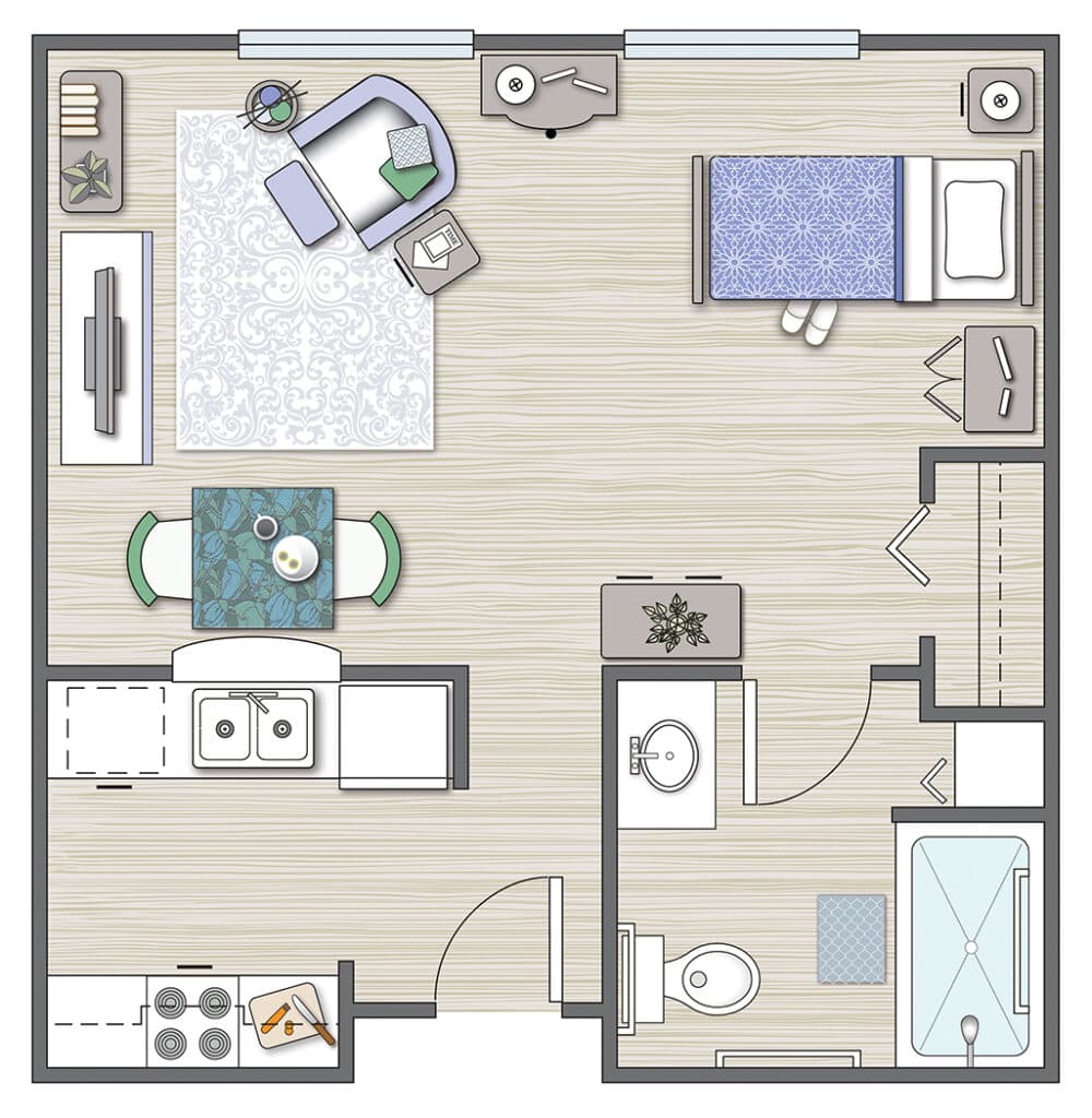Resident room