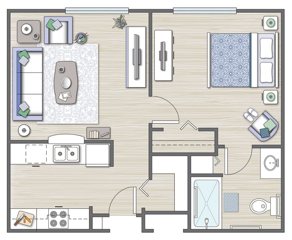 Resident room