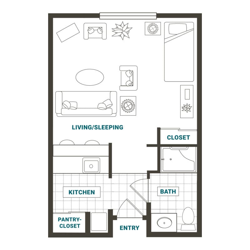 Resident room