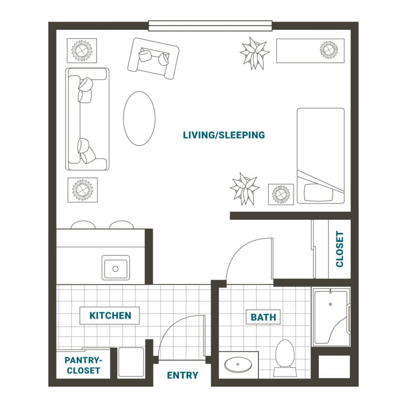 Resident room