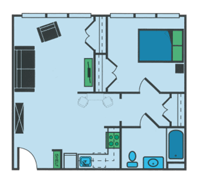 Resident room