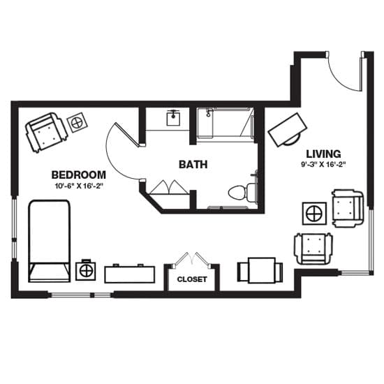 Resident room