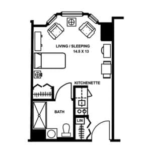 Resident room