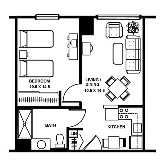 Resident room