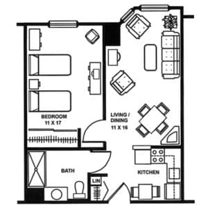 Resident room