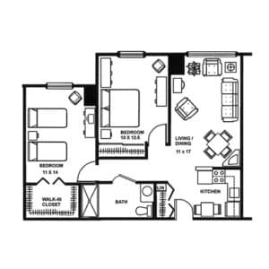 Resident room