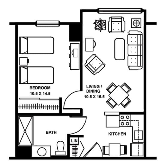 Resident room