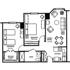 Resident room
