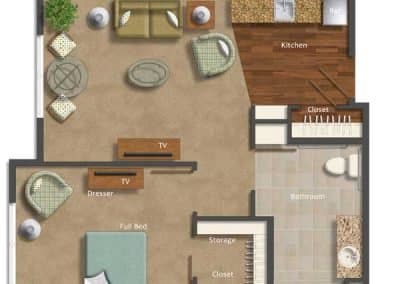 Resident room