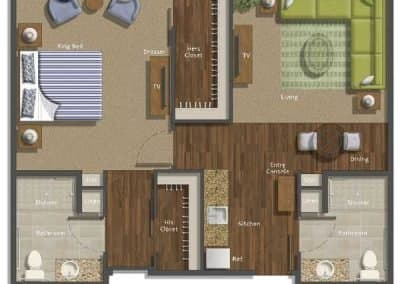 Resident room