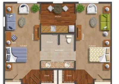 Resident room