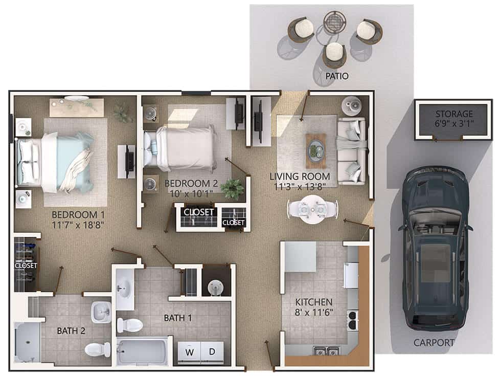 Resident room