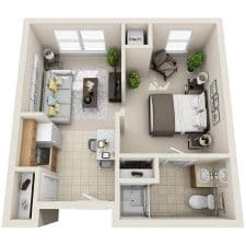Resident room