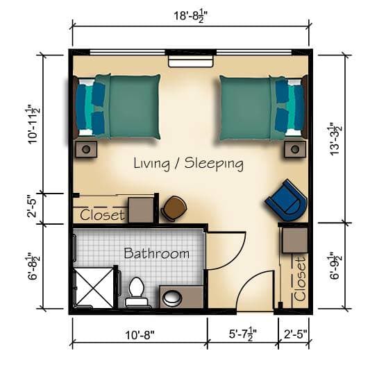 Resident room