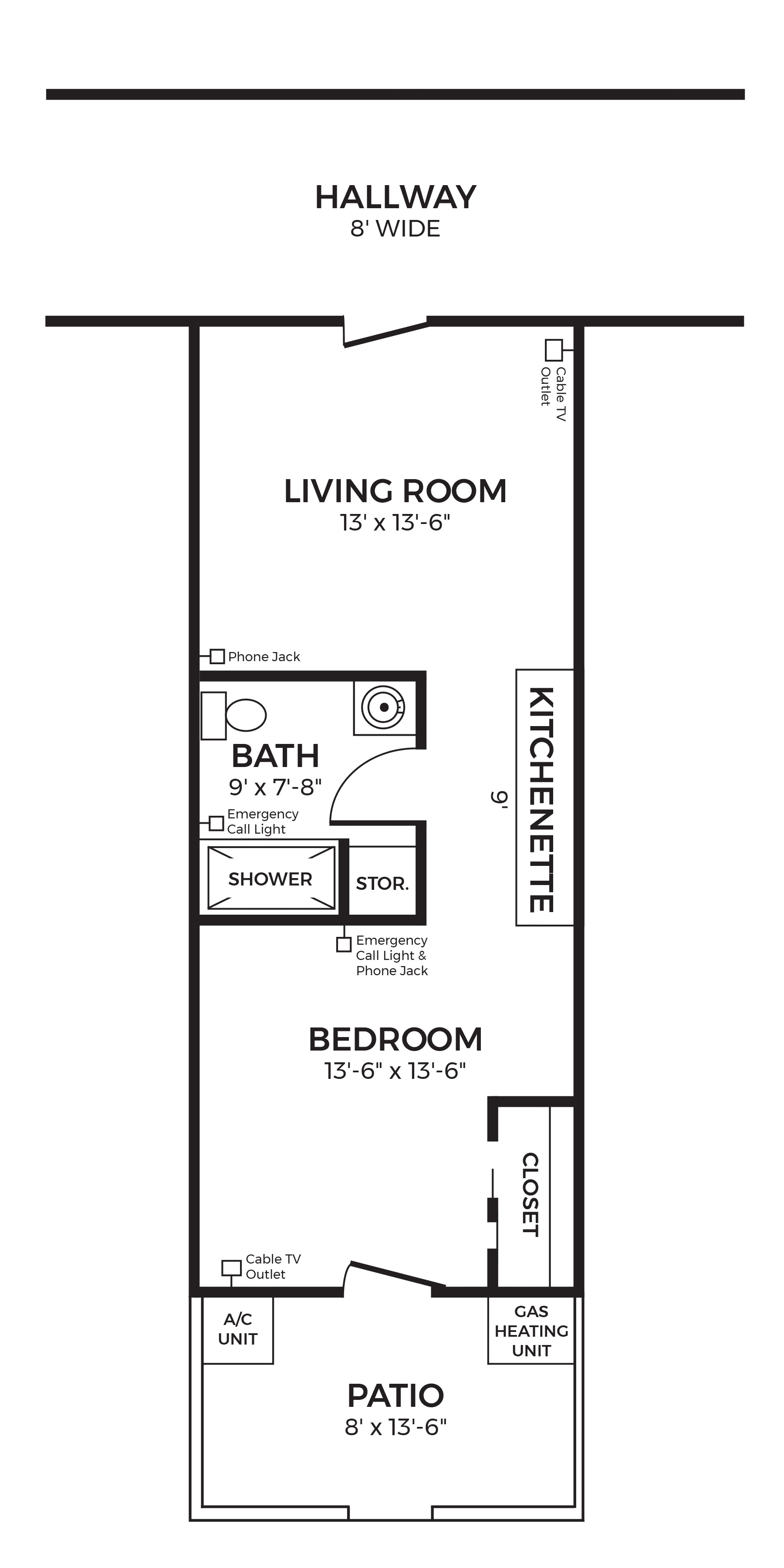 Resident room