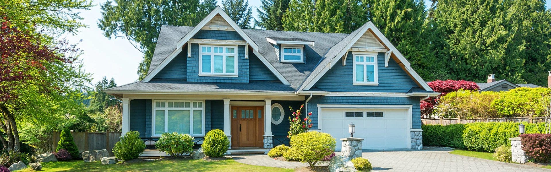 blue house