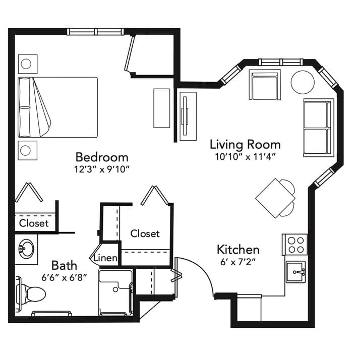 Resident room