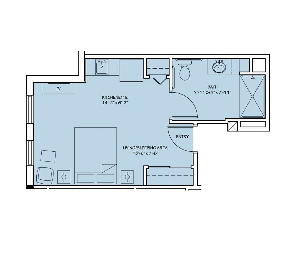 Resident room