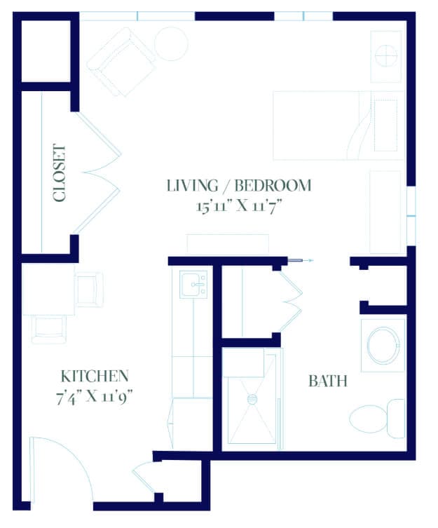 Resident room