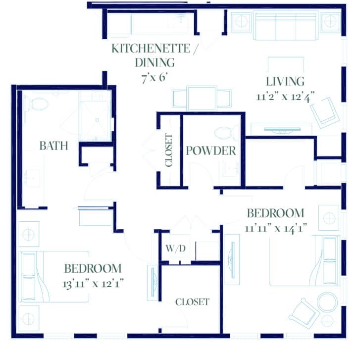 Resident room