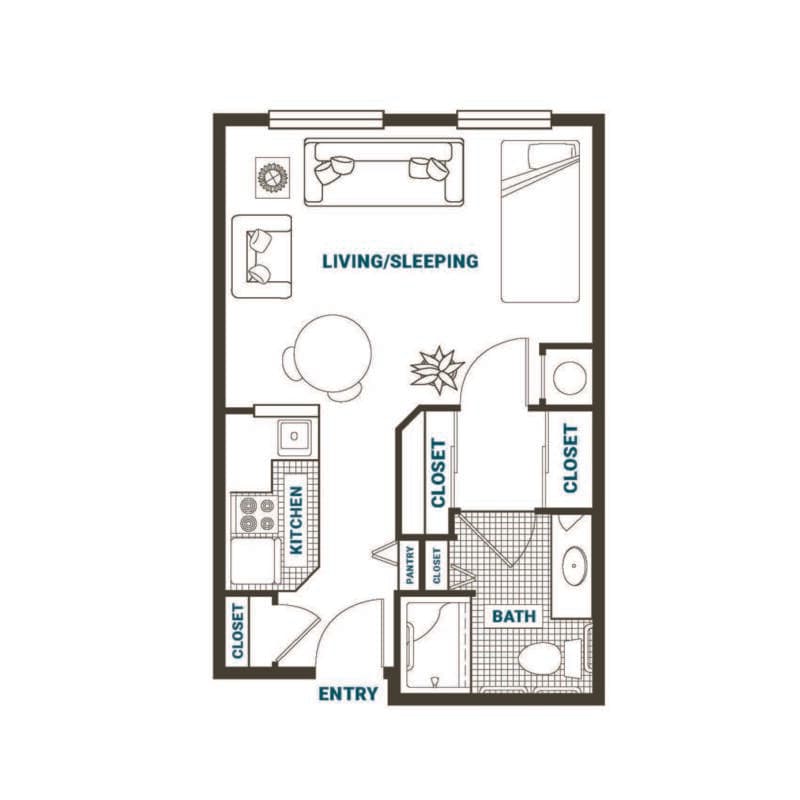Resident room