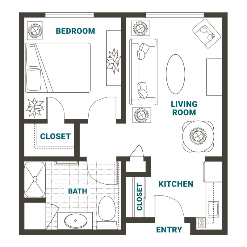 Resident room