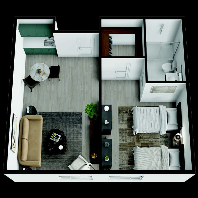 Resident room