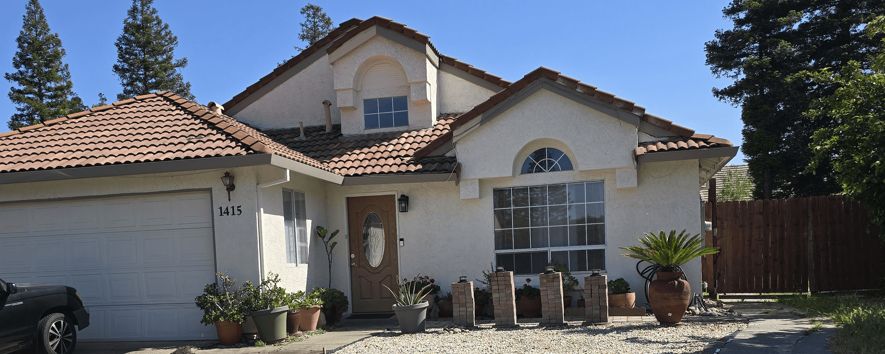 Front view of the care home