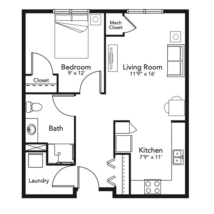 Resident room