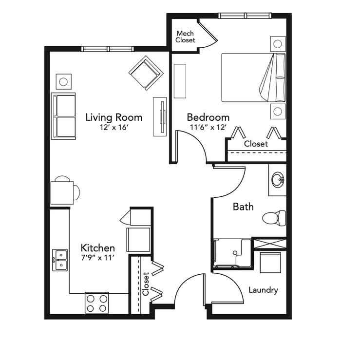 Resident room