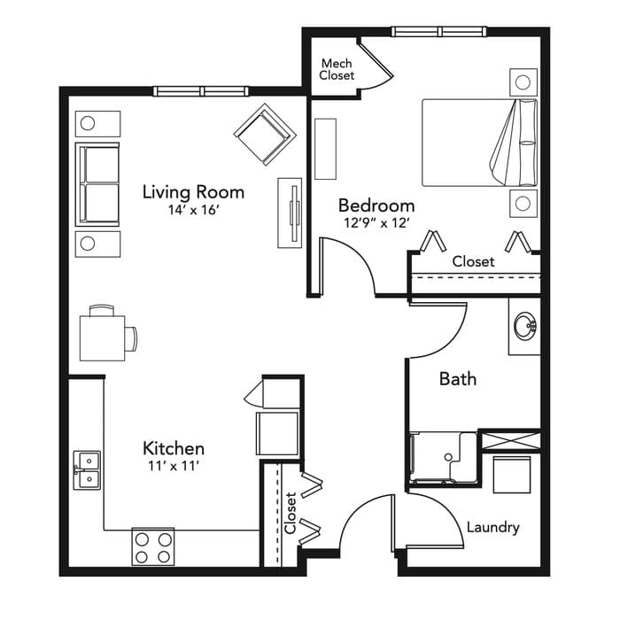 Resident room