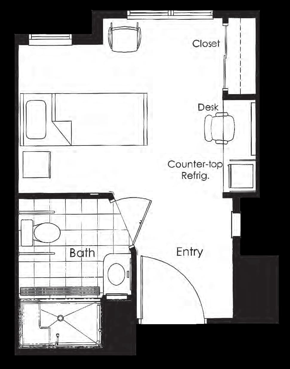 Resident room