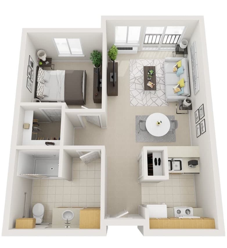 Resident room