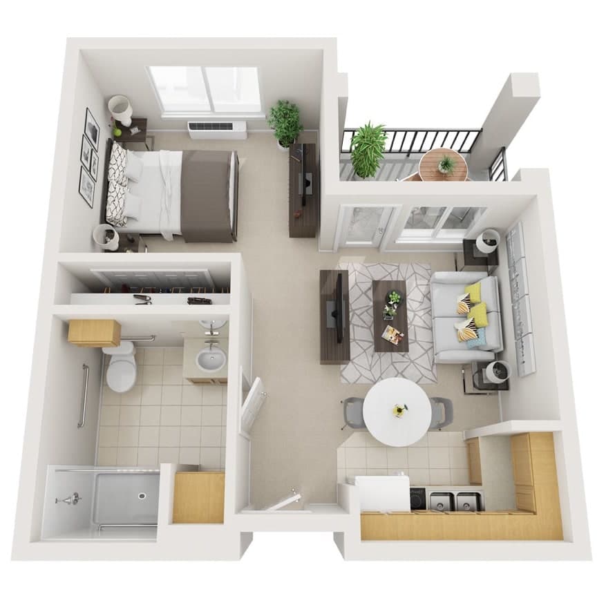 Resident room