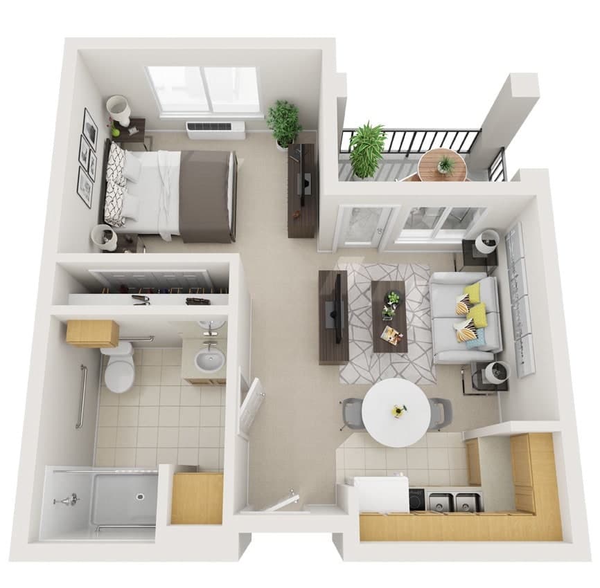 Resident room