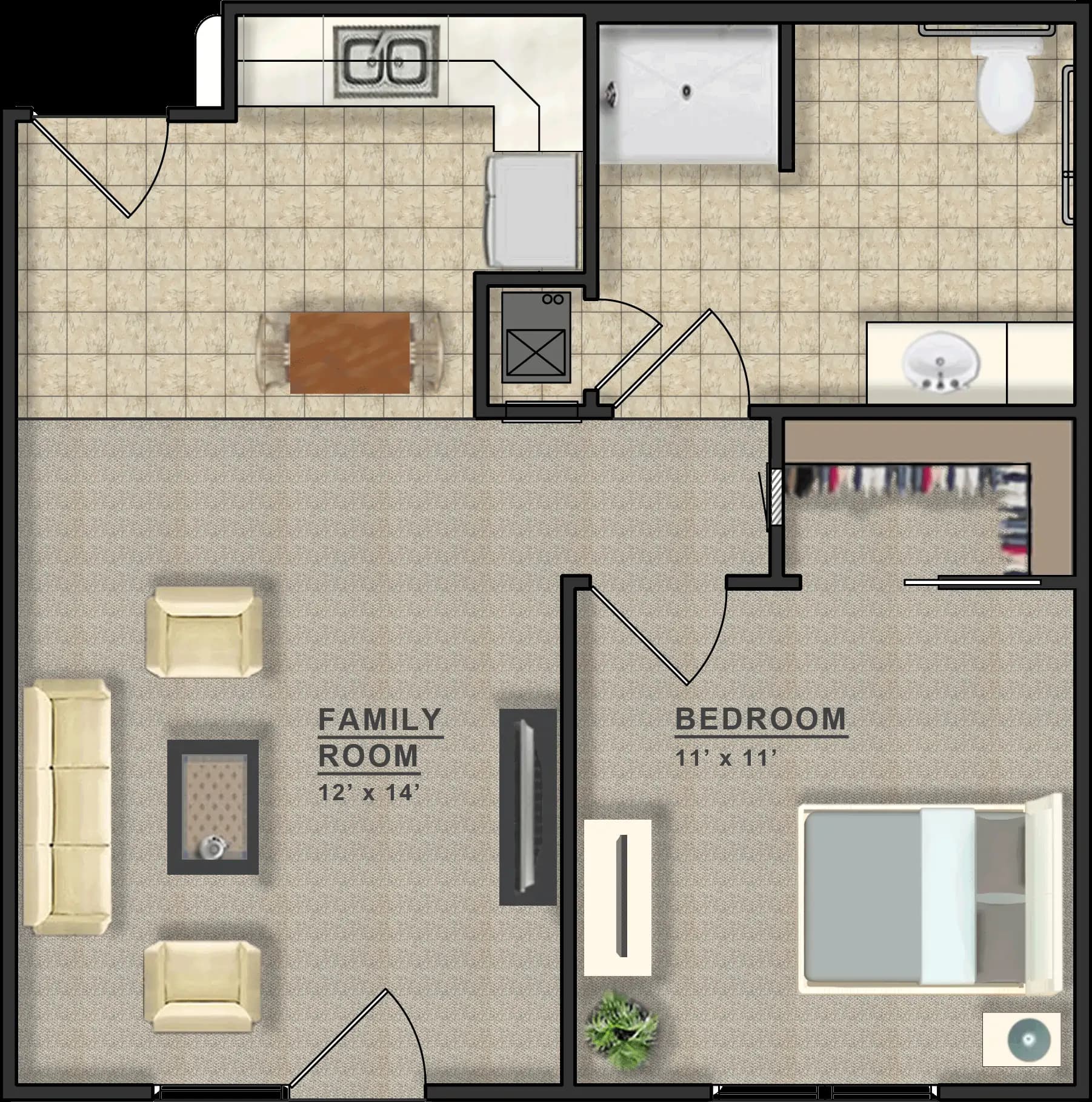 Resident room