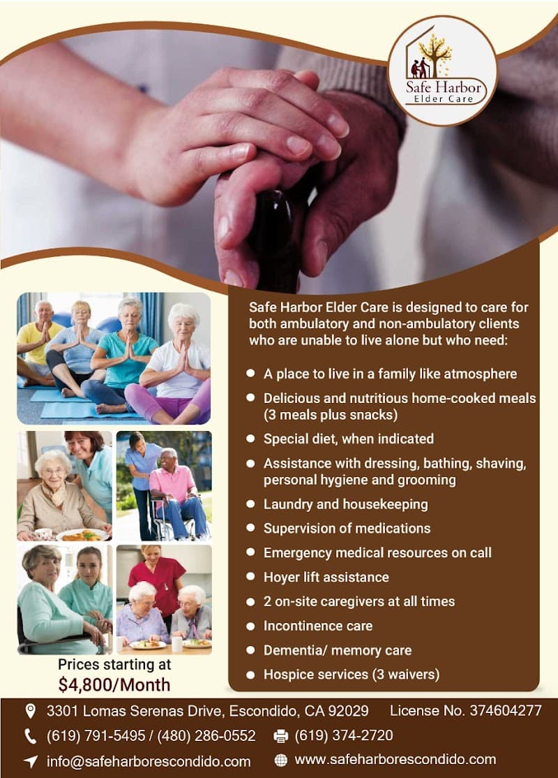 SAFE HARBOR ELDER CARE